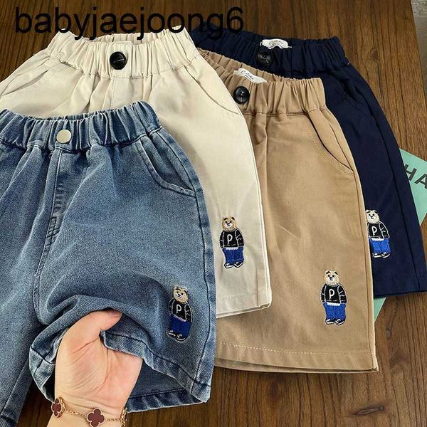 xiao c classmate boys' 2023 summer new product children's baby korean edition little bear embroidered pure cotton shorts, Blue
xiao c classmate boys' 2023 summer new product children's baby korean edition little bear embroidered pure cotton shorts, Blue