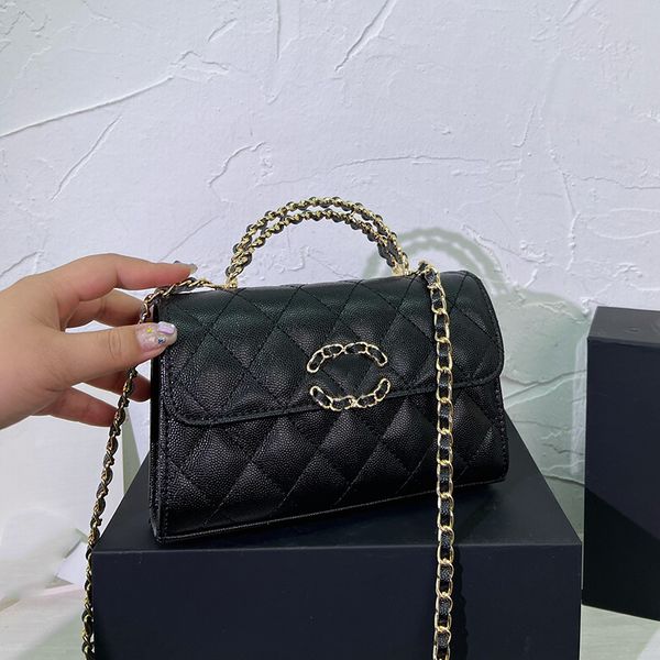 shoulder bag luxury female bag ringer pattern chain buckle caviar bag portable crossbody bags classic designer black makeup box princess bag
shoulder bag luxury female bag ringer pattern chain buckle caviar bag portable crossbody bags classic designer black makeup box princess bag
