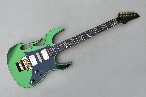 rare 10th anniversary steve vai jem 7v black electric guitar aluminum pickguard, ebony fingerboard, real abalone body binding, vine inlay, f
rare 10th anniversary steve vai jem 7v black electric guitar aluminum pickguard, ebony fingerboard, real abalone body binding, vine inlay, f