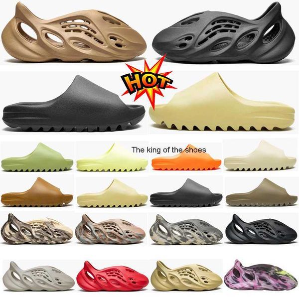 2023 slippers foam runners designer slide for women shoes flip flops orange desert bone brown luxury sandals blue onyx glow green men woman, Black
2023 slippers foam runners designer slide for women shoes flip flops orange desert bone brown luxury sandals blue onyx glow green men woman, Black