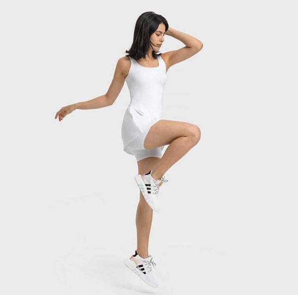 lulus sweat-wicking breathable tennis skirt yoga clothes high elastic sports dress with removable cups soft slim fit skirts outdoor casual d, White
lulus sweat-wicking breathable tennis skirt yoga clothes high elastic sports dress with removable cups soft slim fit skirts outdoor casual d, White