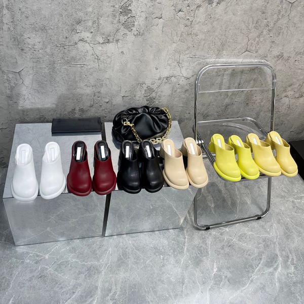 casual shoes leather block heel mule round head designer sandals luxury women summer high slippers, Black
casual shoes leather block heel mule round head designer sandals luxury women summer high slippers, Black