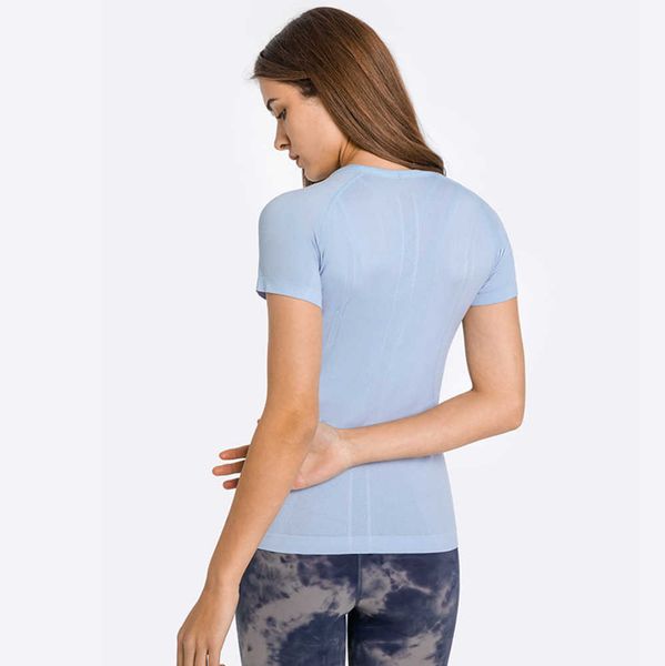 l-2067 women short sleeve yoga round neck slim fit sports shirt quick-drying running tanks fashion breathable t-shirt outdoor fitness clothe, White
l-2067 women short sleeve yoga round neck slim fit sports shirt quick-drying running tanks fashion breathable t-shirt outdoor fitness clothe, White