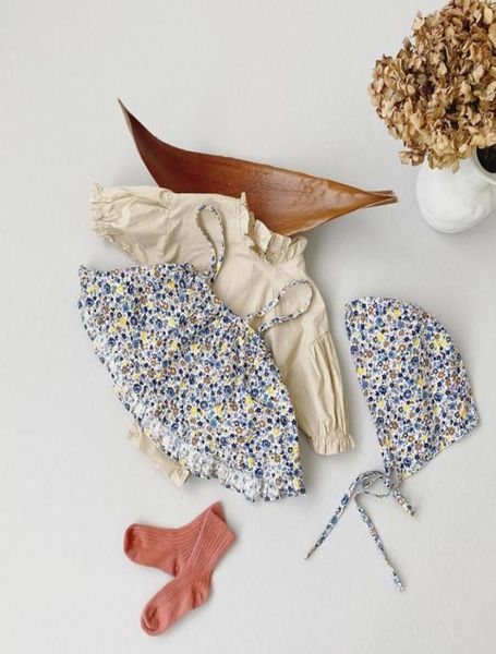 baby girls clothes set newborn baby solid long sleeve bodysuit and floral sling dress with hat 3pcs baby girl outfit 2104131057619, White
baby girls clothes set newborn baby solid long sleeve bodysuit and floral sling dress with hat 3pcs baby girl outfit 2104131057619, White