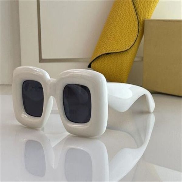 luxury designer sunglasses for men and women 40098 funny hip hop european american style anti-ultraviolet full frame glasses with box, White;black
luxury designer sunglasses for men and women 40098 funny hip hop european american style anti-ultraviolet full frame glasses with box, White;black
