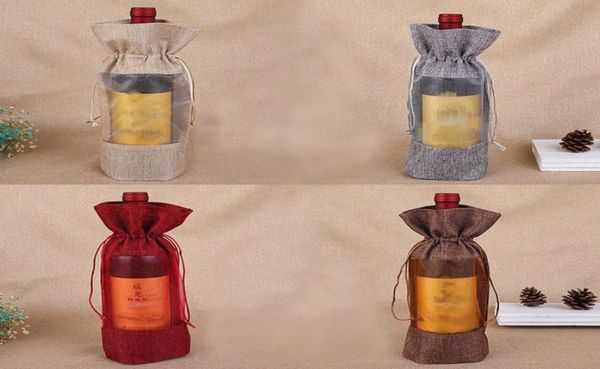 clear flax jute wine bag 14x30cm drawstring wine bottle covers christmas gift bag for red wine champagne storage linen burlap jewe3023436, Pink;blue
clear flax jute wine bag 14x30cm drawstring wine bottle covers christmas gift bag for red wine champagne storage linen burlap jewe3023436, Pink;blue