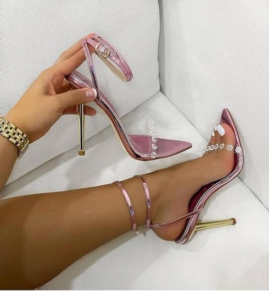 2021 new summer transparent high heels women sandals crystal pointed open toe ladies shoes buckle strap stiletto wedding sand6006765, Black
2021 new summer transparent high heels women sandals crystal pointed open toe ladies shoes buckle strap stiletto wedding sand6006765, Black