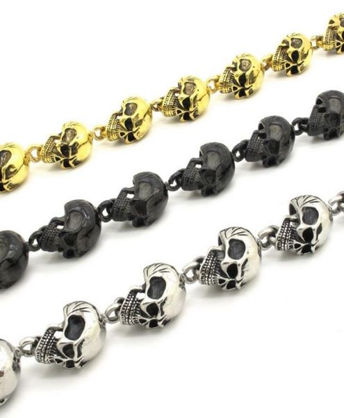 cool men039s skulls linked heavy solid 316l stainless steel belly chain punk rock biker jean chain 3 colors6242034, Silver
cool men039s skulls linked heavy solid 316l stainless steel belly chain punk rock biker jean chain 3 colors6242034, Silver