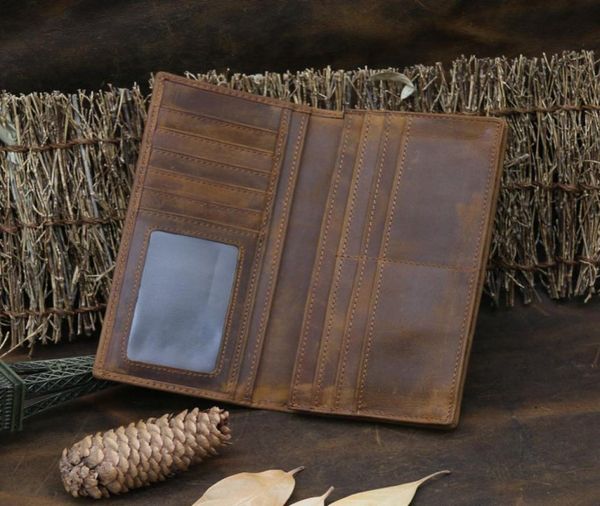whole men genuine leather wallet purse business vintage card holder crazy horse leather long organizer clutch po6126317, Red;black
whole men genuine leather wallet purse business vintage card holder crazy horse leather long organizer clutch po6126317, Red;black
