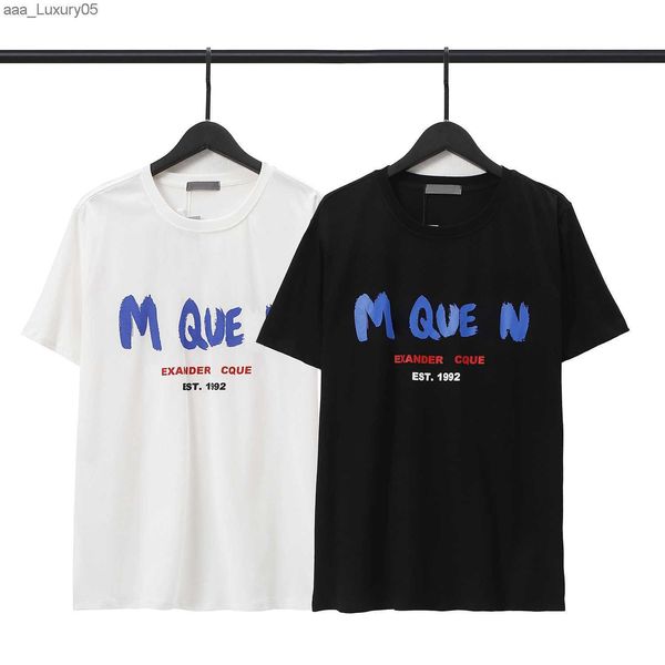 2023 designer brand luxury mens t shirts soft cotton short sleeves t shirt summer casual comfort mens clothing apparel tees t mc queens mcqu, White;black
2023 designer brand luxury mens t shirts soft cotton short sleeves t shirt summer casual comfort mens clothing apparel tees t mc queens mcqu, White;black