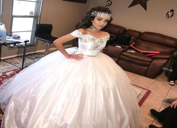 white princess girls quinceanera dresses two pieces crystal sweetheart off shoulder 2019 custom made sweet 16 debutantes birthday 6003391, Blue;red
white princess girls quinceanera dresses two pieces crystal sweetheart off shoulder 2019 custom made sweet 16 debutantes birthday 6003391, Blue;red
