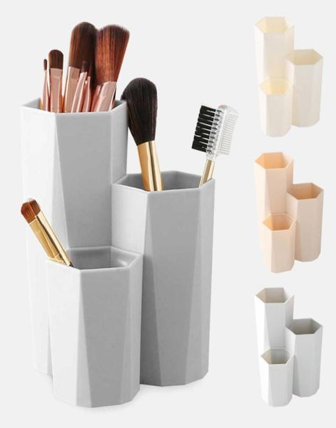 new 3 lattices cosmetic makeup brush storage box makeup nail polish cosmetic holder make up tools pen holder rack table organizer4195446
new 3 lattices cosmetic makeup brush storage box makeup nail polish cosmetic holder make up tools pen holder rack table organizer4195446