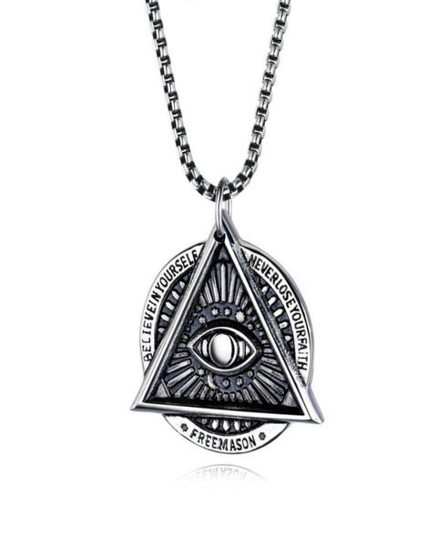 eye of providence mason evil eye necklace in stainless steel talisman sign medallion gifts illuminati jewellery59848369741411, Silver
eye of providence mason evil eye necklace in stainless steel talisman sign medallion gifts illuminati jewellery59848369741411, Silver