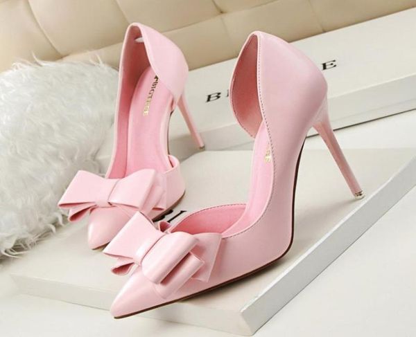 korean style fashion delicate and sweet bow dress shoe high heels stiletto shallow pointy side hollow single shoes7652031, Black
korean style fashion delicate and sweet bow dress shoe high heels stiletto shallow pointy side hollow single shoes7652031, Black