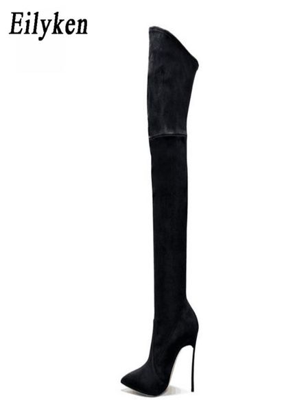 eilyken 2022 winter women boots stretch fabric thigh high boots fashion over the knee boots high heels shoes woman sewing 2202149341515, Black
eilyken 2022 winter women boots stretch fabric thigh high boots fashion over the knee boots high heels shoes woman sewing 2202149341515, Black