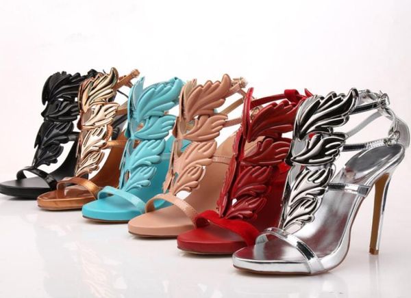 summer lady wings leaf high heels sandals genuine leather women metallic winged gladiator sandal femininas plus size 41 428873620, Black
summer lady wings leaf high heels sandals genuine leather women metallic winged gladiator sandal femininas plus size 41 428873620, Black