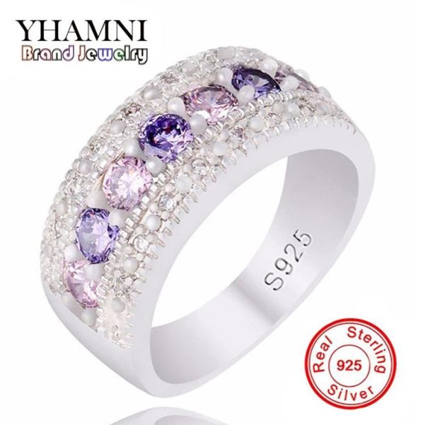 yhamni real solid silver wedding rings for women colorful diamond princess party beautiful finger rings fine jewelry pj14779970518125817, Slivery;golden
yhamni real solid silver wedding rings for women colorful diamond princess party beautiful finger rings fine jewelry pj14779970518125817, Slivery;golden