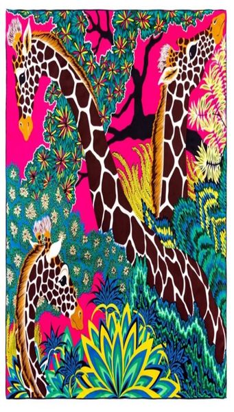 pobing manual hand rolled twill silk scarf women three giraffes square scarves echarpes foulards femme wrap bandana hijab 90cm 2011239419, Blue;gray
pobing manual hand rolled twill silk scarf women three giraffes square scarves echarpes foulards femme wrap bandana hijab 90cm 2011239419, Blue;gray