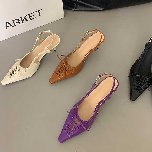 sandals woman heeled shoes 2023 new in summer shallow fashion lace up pointed toe ladies pumps female high heels 230511, Black
sandals woman heeled shoes 2023 new in summer shallow fashion lace up pointed toe ladies pumps female high heels 230511, Black