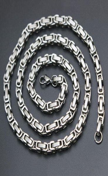 mens chain 4mm 5mm silver tone 316 stainless steel byzantine box link necklace chain8410477
mens chain 4mm 5mm silver tone 316 stainless steel byzantine box link necklace chain8410477