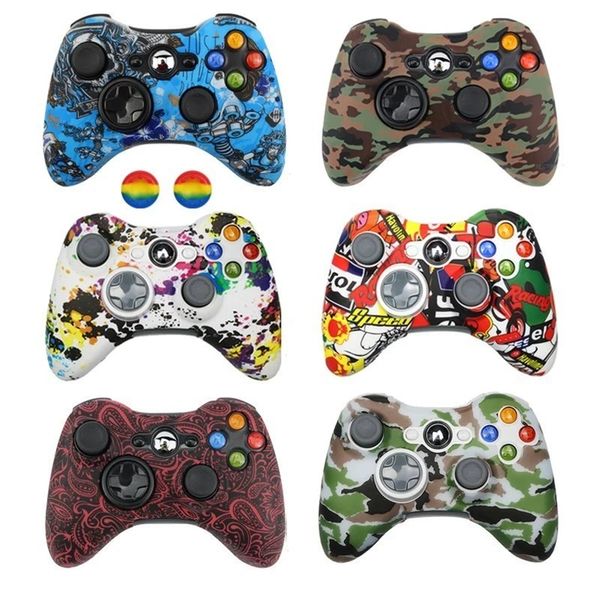 Image of Soft Silicone Case Cover For Xbox 360 Gamepad Rubber Shell Skin For Xbox 360 Controller Joystick Caps Accessories Thumb Grips-2