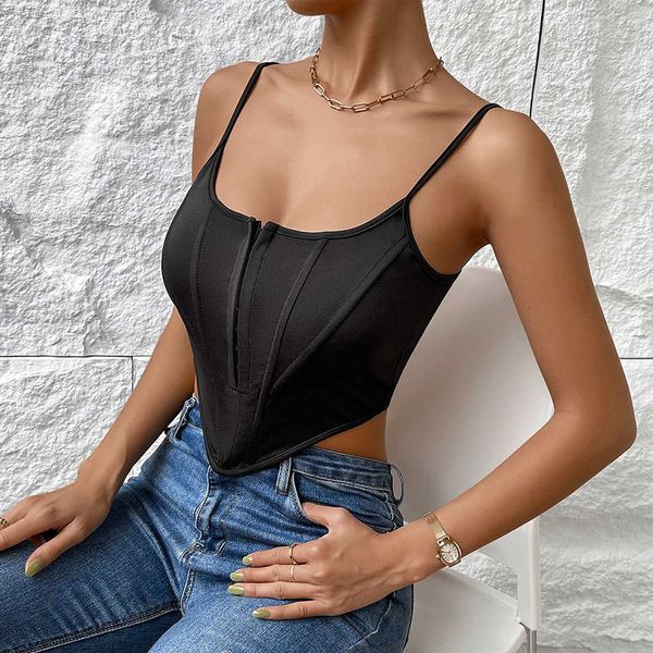 ins stitched breasted corset fishbone waist slim fit diamond backless suspender vest 9227, White
ins stitched breasted corset fishbone waist slim fit diamond backless suspender vest 9227, White