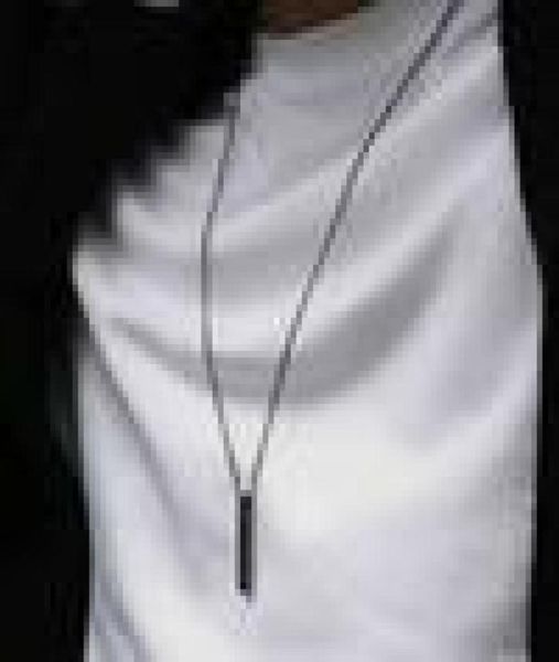 classic rectangle necklace men stainless steel black color cuban chain for men jewelry gift8638249, Silver
classic rectangle necklace men stainless steel black color cuban chain for men jewelry gift8638249, Silver