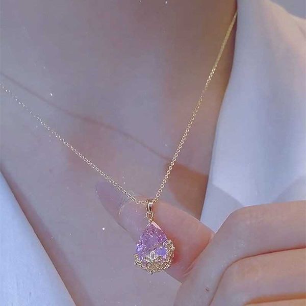 pendant necklaces korea luxury drop pink crystal pendant necklace for women fashion ladies party necklaces sweater chain romantic valentine&, Silver
pendant necklaces korea luxury drop pink crystal pendant necklace for women fashion ladies party necklaces sweater chain romantic valentine&, Silver