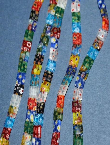 10x10mm millefiori glass square loose beads 10mm hole for jewelry usefactory multiwhite colors4343777, Crystal
10x10mm millefiori glass square loose beads 10mm hole for jewelry usefactory multiwhite colors4343777, Crystal