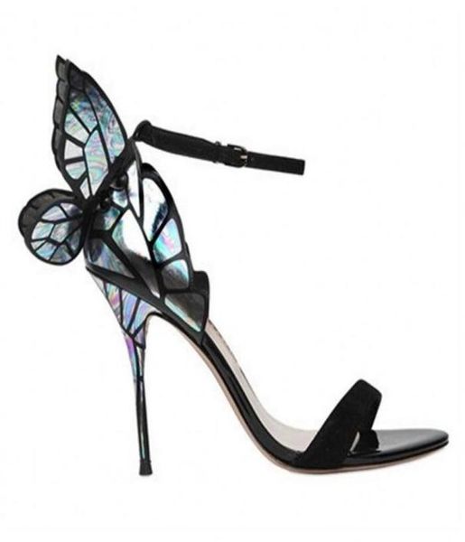 fashionsophia webster evangeline angel wing sandal genuine leather pink glitter shoes woman butterfly sandals summer gladiators w2024963, Black
fashionsophia webster evangeline angel wing sandal genuine leather pink glitter shoes woman butterfly sandals summer gladiators w2024963, Black