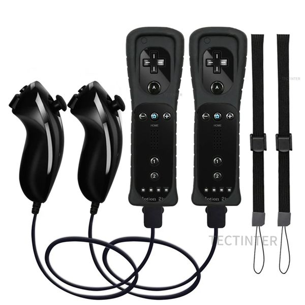 Image of Remote Compatible Nintendo Wii Console Wireless Gamepad Controller Nunchuck Remote Control Joystick Joypad Optional Motion Plus-3