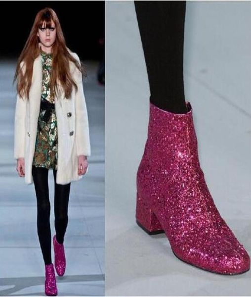 tstage women glitter ankle boots square heels sparkly booties fall winter feminino botas red silver gold shoes woman5624031, Black
tstage women glitter ankle boots square heels sparkly booties fall winter feminino botas red silver gold shoes woman5624031, Black