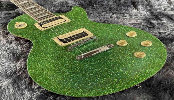 custom shop 1959 big sparkle green gold electric guitar mahogany body zebra pickups tuilp tuners chrome hardware6261990
custom shop 1959 big sparkle green gold electric guitar mahogany body zebra pickups tuilp tuners chrome hardware6261990