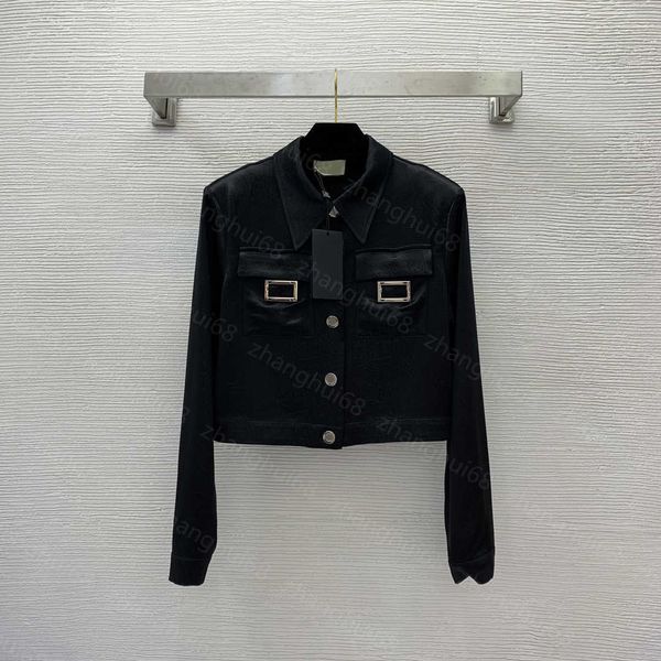 23ss womens jacket womens designer clothing hardware accessories clamshell double pocket fashion short lapel long sleeve coat sunscreen wome, Black;brown
23ss womens jacket womens designer clothing hardware accessories clamshell double pocket fashion short lapel long sleeve coat sunscreen wome, Black;brown