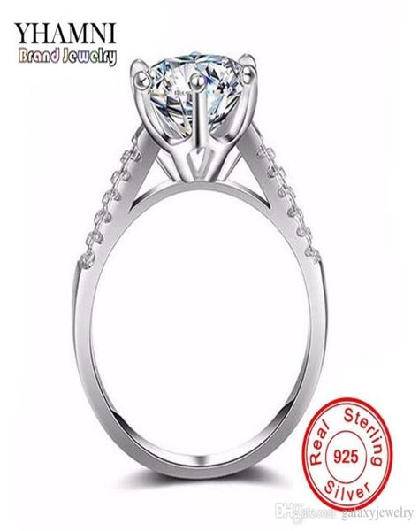 yhamni pure solid 925 silver rings set big 2 ct diamond engagement ring real silver wedding rings for women xjr0395452174, Slivery;golden
yhamni pure solid 925 silver rings set big 2 ct diamond engagement ring real silver wedding rings for women xjr0395452174, Slivery;golden