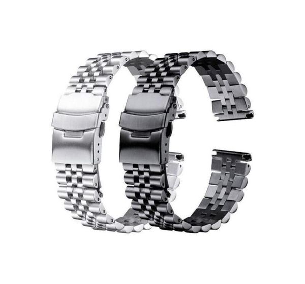 stainless steel bracelet 18mm 19mm 20mm 21mm 22mm 24mm 26mm women men silver solid metal watch band strap accessorie1305430, Black;brown
stainless steel bracelet 18mm 19mm 20mm 21mm 22mm 24mm 26mm women men silver solid metal watch band strap accessorie1305430, Black;brown