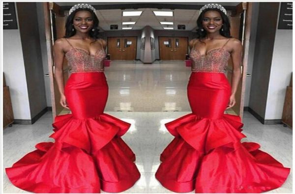 spaghetti straples satin red mermaid prom dresses 2016 pleated ruffles dubai evening gowns custom made4722879, Black
spaghetti straples satin red mermaid prom dresses 2016 pleated ruffles dubai evening gowns custom made4722879, Black