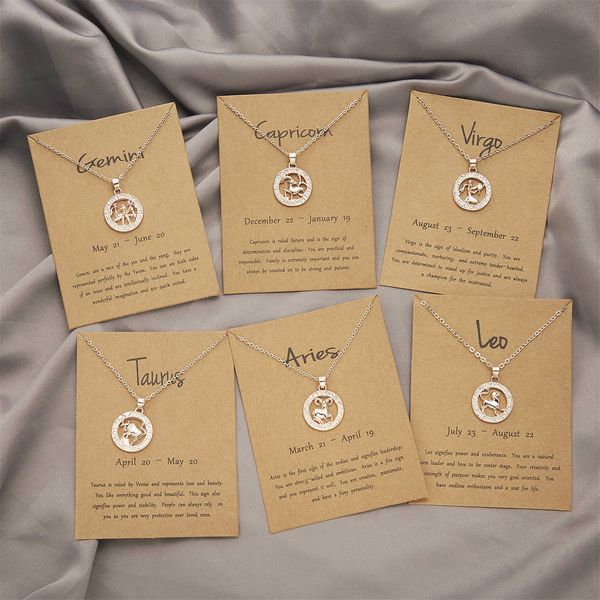 pendant necklaces new constellation zodiac necklaces jewelry for women cardboard star zodiac sign pendant charm scorpio necklace jewelry gif, Silver
pendant necklaces new constellation zodiac necklaces jewelry for women cardboard star zodiac sign pendant charm scorpio necklace jewelry gif, Silver
