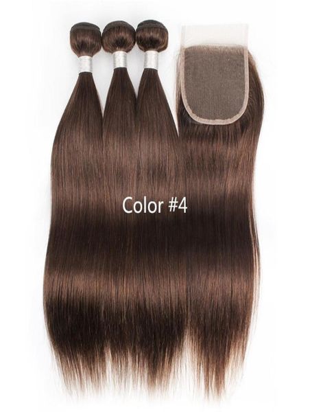 3 bundles with 4x4 lace closure color 2 4 dark brown silky straight hair bundles raw virgin indian brazilian peruvian human hair e2290960, Black;brown
3 bundles with 4x4 lace closure color 2 4 dark brown silky straight hair bundles raw virgin indian brazilian peruvian human hair e2290960, Black;brown