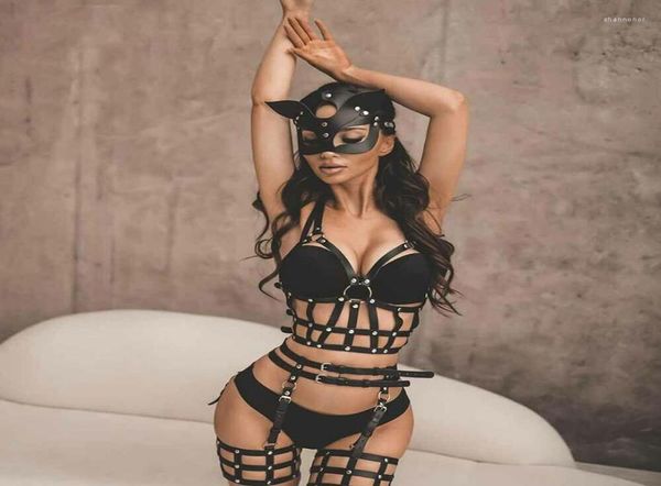 belts ladies garter belt pu leather body strap bra bondage cage lingerie set black supplies7688472, Black;brown
belts ladies garter belt pu leather body strap bra bondage cage lingerie set black supplies7688472, Black;brown