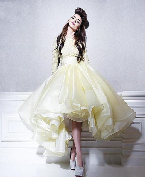 light yellow prom dresses ball gown lace long sleeves jewel fluffy organza party dresses lovely knee length evening dress pretty f6359790, Black
light yellow prom dresses ball gown lace long sleeves jewel fluffy organza party dresses lovely knee length evening dress pretty f6359790, Black