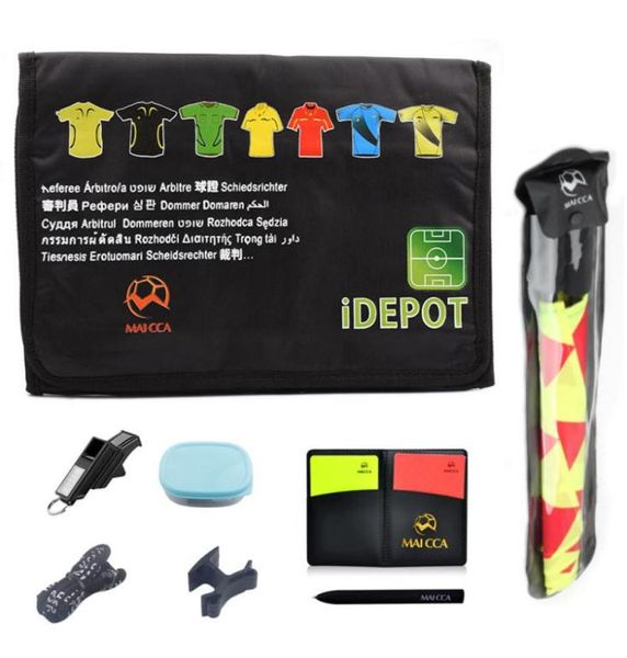 maicca football referee bag with whistle cards coin barometer professional soccer wallet set for referee sports whole4847870
maicca football referee bag with whistle cards coin barometer professional soccer wallet set for referee sports whole4847870