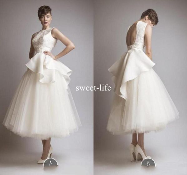 2020 krikor jabotian new vintage short wedding dresses peplum lace tulle backless jewel tea length sheer beach party bridal go8729486, White
2020 krikor jabotian new vintage short wedding dresses peplum lace tulle backless jewel tea length sheer beach party bridal go8729486, White