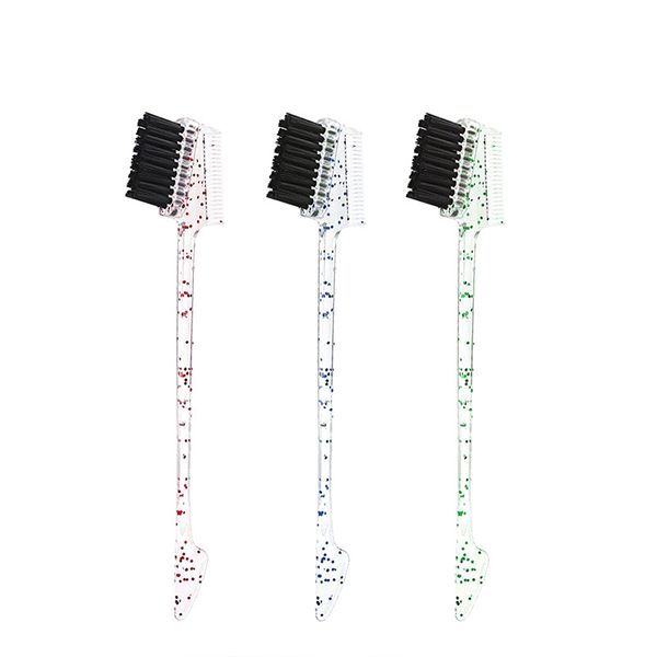 glitter three-sided edge brush comb multi-function hair style comb eyebrow gel makeup brush household salon supply makeup tool 2315, Silver
glitter three-sided edge brush comb multi-function hair style comb eyebrow gel makeup brush household salon supply makeup tool 2315, Silver