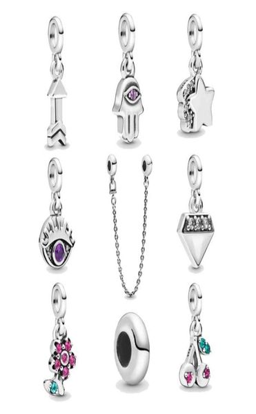 fine jewelry authentic 925 sterling silver bead fit pandora charm bracelets my hamsa hand dangle charms safety chain pendant diy b4407521, Bronze;silver
fine jewelry authentic 925 sterling silver bead fit pandora charm bracelets my hamsa hand dangle charms safety chain pendant diy b4407521, Bronze;silver