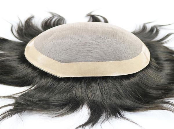 100 natural human hair toupee fine mono lace base replacement system straight hairsystem wigs for men7989738, Black
100 natural human hair toupee fine mono lace base replacement system straight hairsystem wigs for men7989738, Black