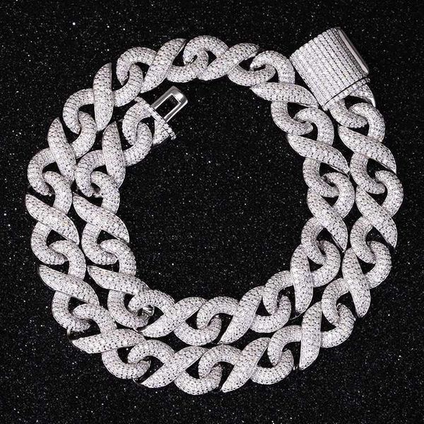 yu ying solid silver gra moissanite 13mm wide diamond iced out infinite necklace cuban link chain for hiphop rapper jewelry
yu ying solid silver gra moissanite 13mm wide diamond iced out infinite necklace cuban link chain for hiphop rapper jewelry