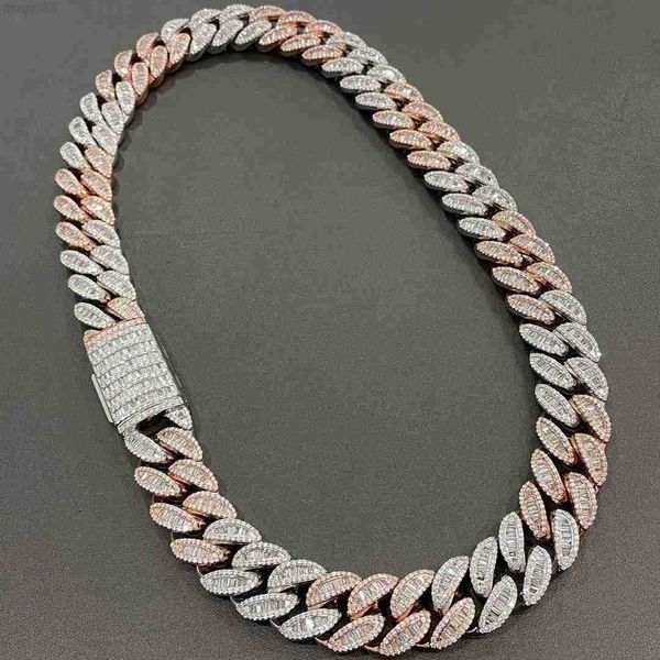 two tone rose gold white over silver 18mm iced out solid miami cuban link vvs moissanite diamond chains
two tone rose gold white over silver 18mm iced out solid miami cuban link vvs moissanite diamond chains