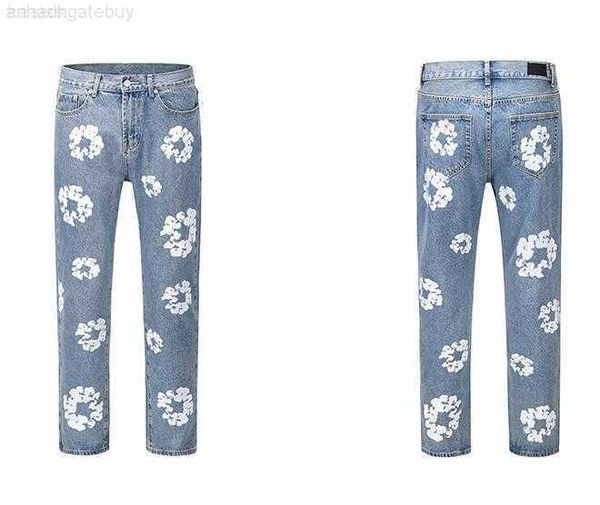 men's jeans denim tears design on cotton wreath light wash men hip hop pant fashion flower printed favourite best, Blue
men's jeans denim tears design on cotton wreath light wash men hip hop pant fashion flower printed favourite best, Blue