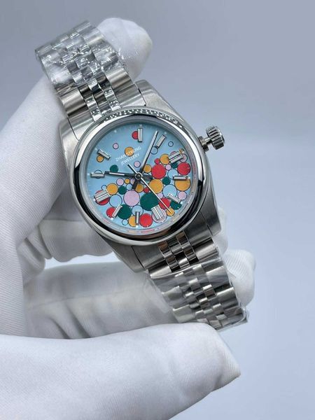 new styles designer lovers watch 41mm men's automatic mechanical wristwatches 31mm 36mm colorful circle face womens watches stainless s, Slivery;brown
new styles designer lovers watch 41mm men's automatic mechanical wristwatches 31mm 36mm colorful circle face womens watches stainless s, Slivery;brown